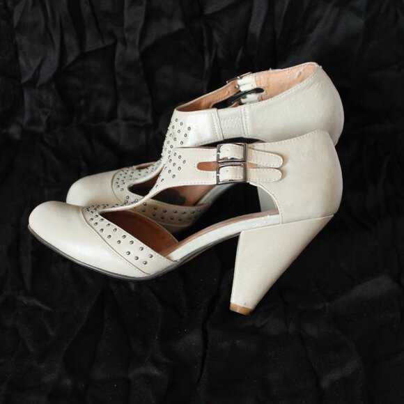Aldo, 6.5 US, cream heel - Picture 3 of 6